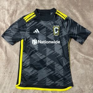 Adidas Kids Columbus Crew Black and Gold Jersey